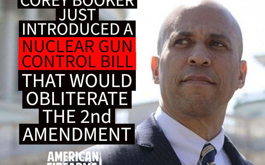 Cory Booker introduces his NUCLEAR gun control bill