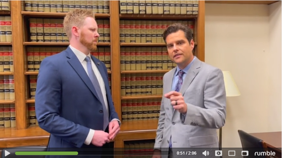 Committee Update with Congressman Matt Gaetz!
