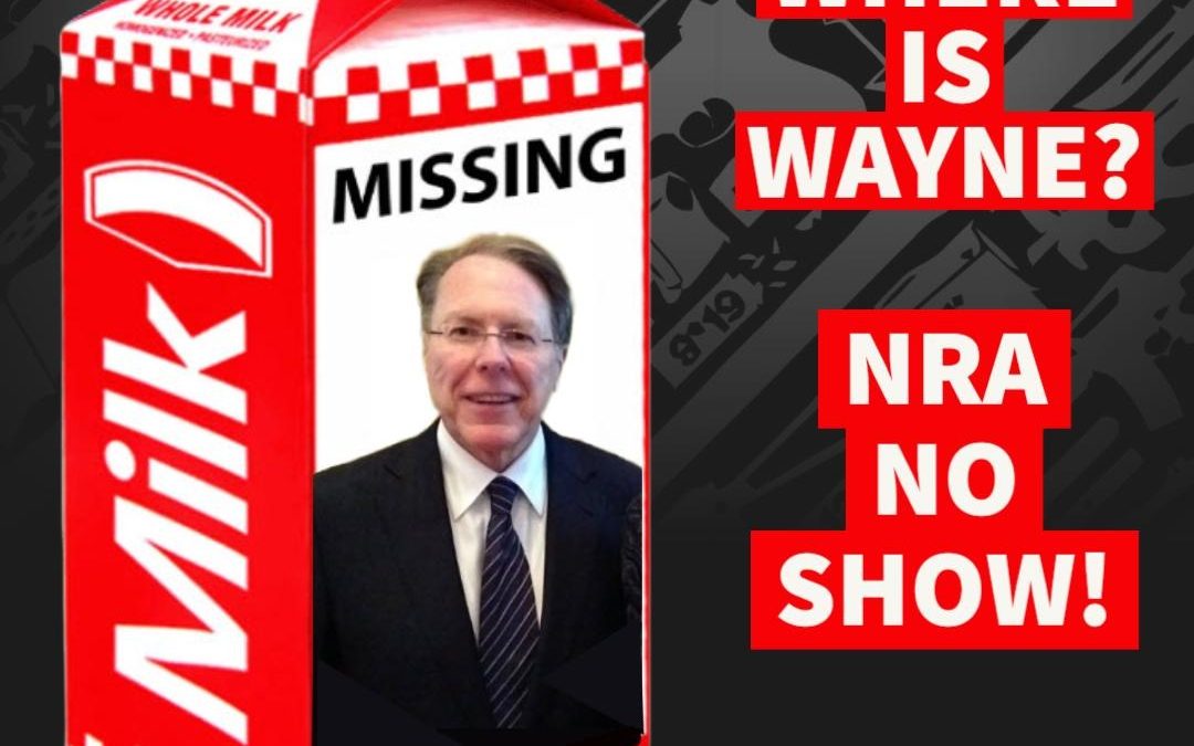 Press Release: NRA is NO SHOW for Gun Control Hearing