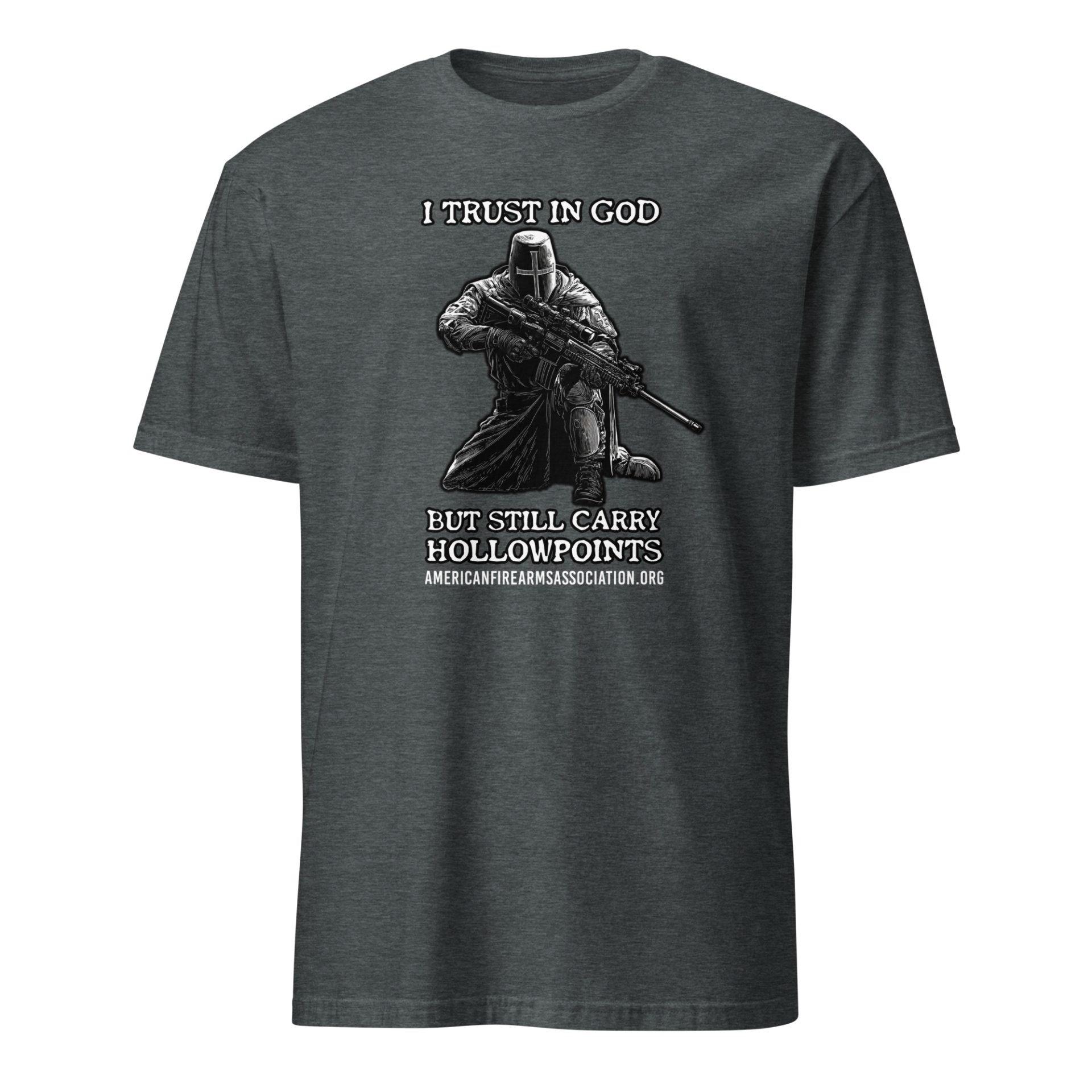 Supersoft – Short-Sleeve – Unisex – White Letters “I Trust In God” - Image 2