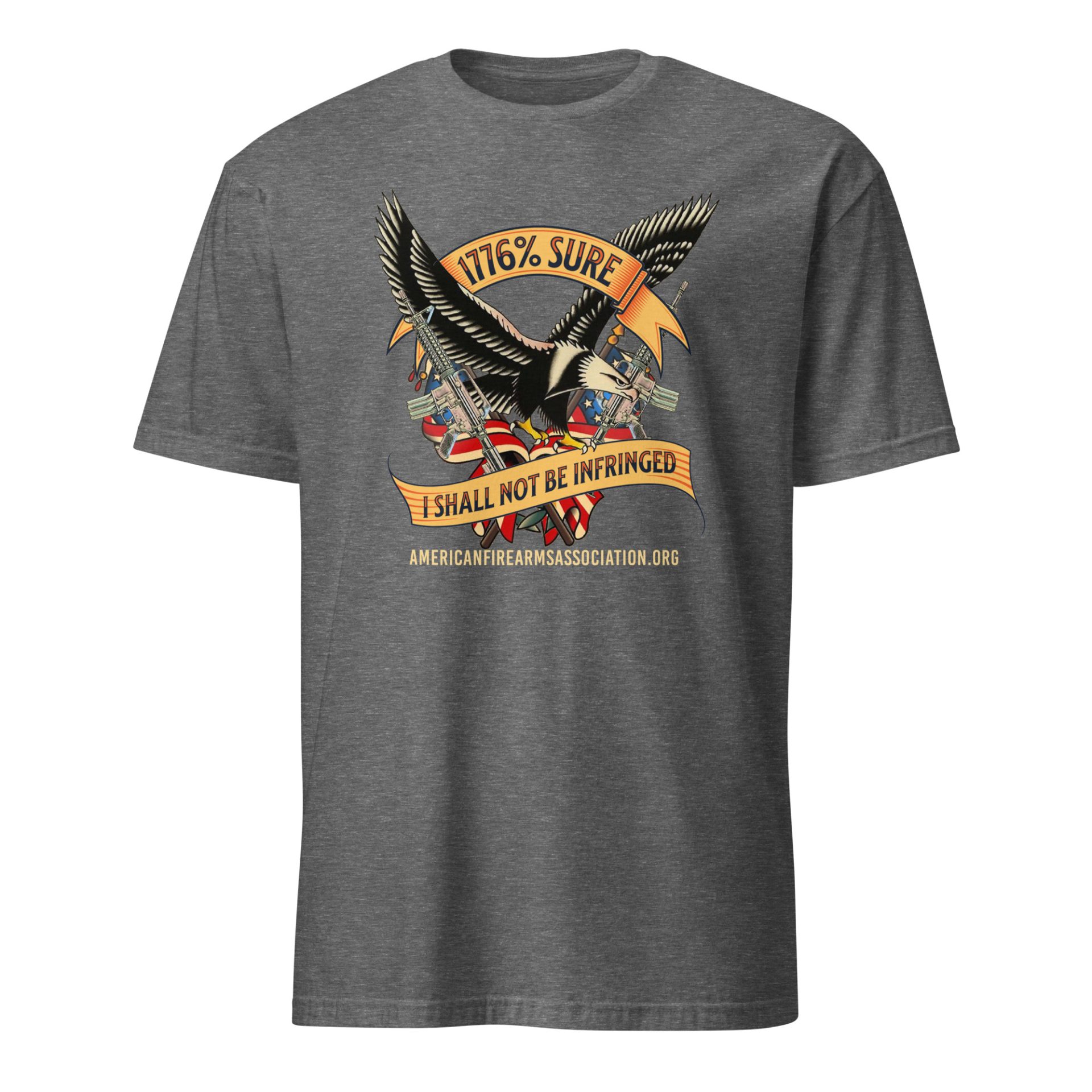 Supersoft – Short-Sleeve – Unisex – Gold Text -“I’m 1776% Sure” - Image 4