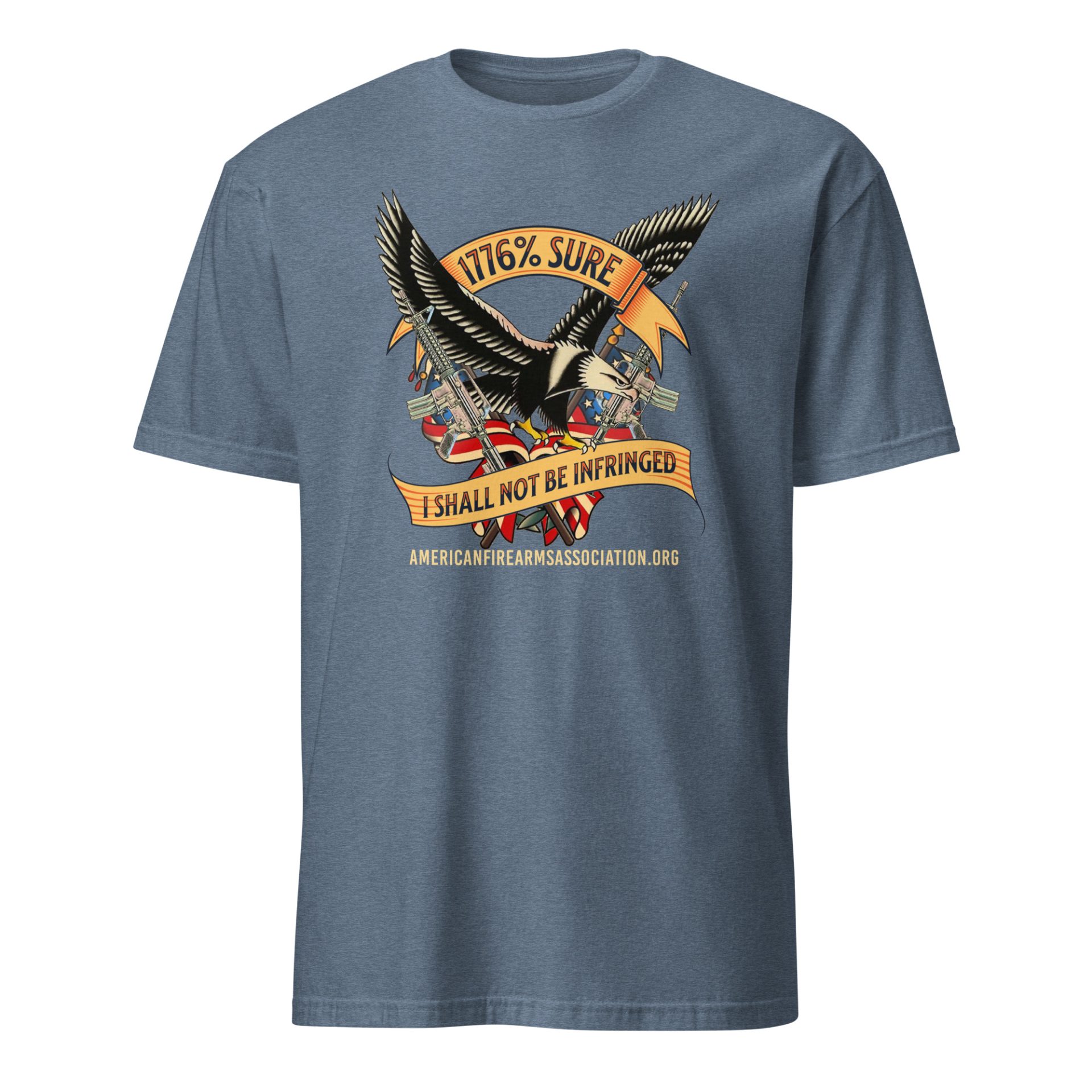 Supersoft – Short-Sleeve – Unisex – Gold Text -“I’m 1776% Sure”