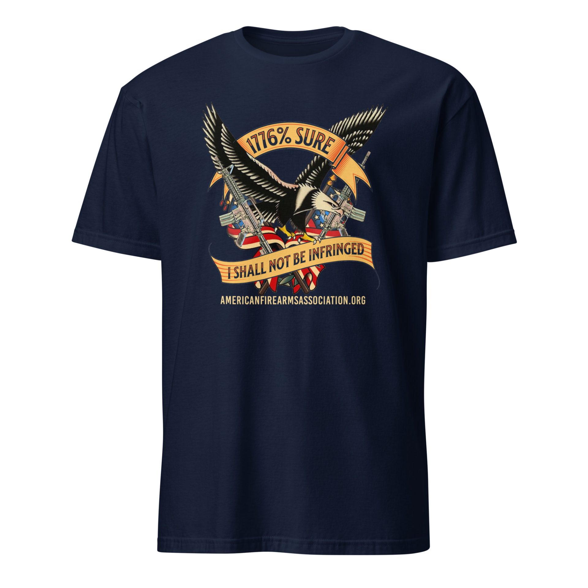 Supersoft – Short-Sleeve – Unisex – Gold Text -“I’m 1776% Sure” - Image 3