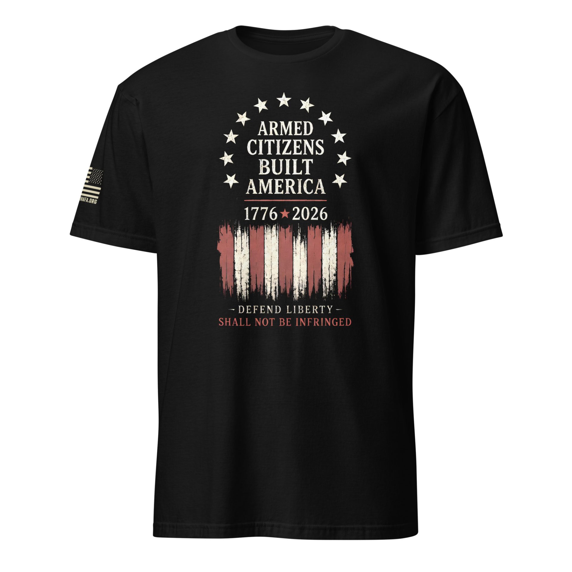 Supersoft – Short Sleeve – Unisex – “Armed Citizens Built America”